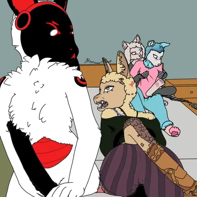 elaine faucett (redace83), mellow (character), noisy (redace83) created by how-about