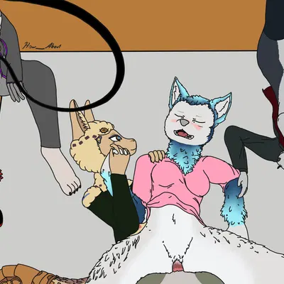 elaine faucett (redace83), mellow (character), noisy (redace83) created by how-about