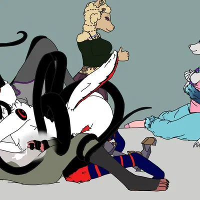 elaine faucett (redace83), mellow (character), noisy (redace83) created by how-about