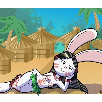 elinor rabbit (elinor wonders why, pbs) created by mr harinezumi