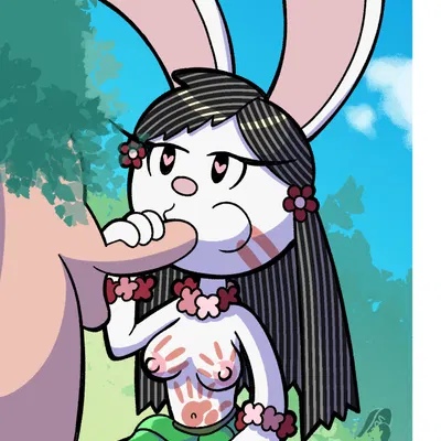 elinor rabbit (elinor wonders why, pbs) created by mr harinezumi