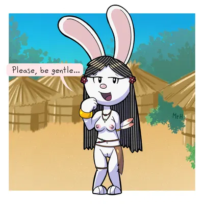 elinor rabbit (elinor wonders why, pbs) created by mr harinezumi