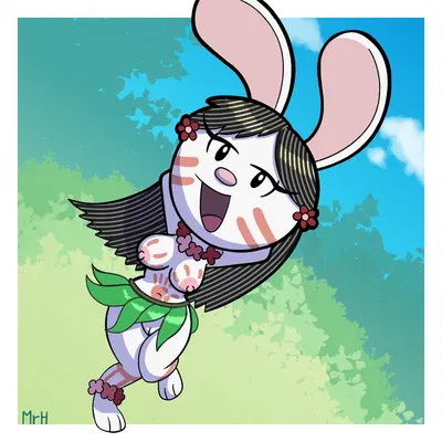 elinor rabbit (elinor wonders why, pbs) created by mr harinezumi