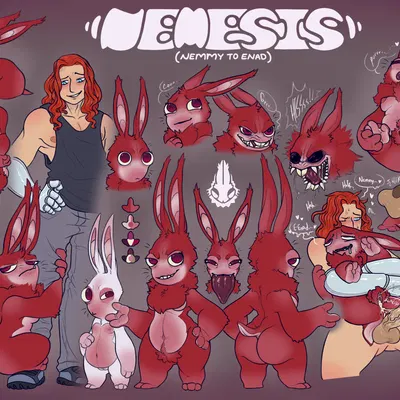 enad (legionbeast), nemesis the moon mite created by dikpuzzy