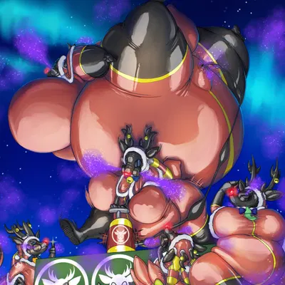 erolunai, rennie, stormdragonblue (character) (christmas, mythology) created by stormdragonblue