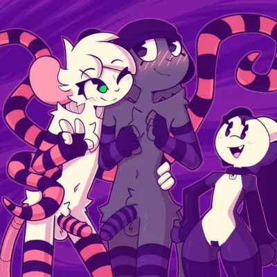 evelyn (whygena), jasper (whygena), reggie (whygena) (5-sock outfit) created by whygena