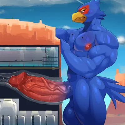 falco lombardi (nintendo, star fox) created by bullstarhaku