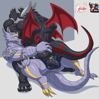 fan character (bandai namco, digimon) created by daikuhiroshiama, masterelrest