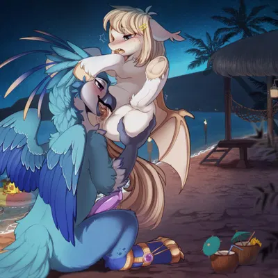 fan character, gavran (gavrantristar), honey milk (cheekipone) (hasbro, microsoft) created by trickate