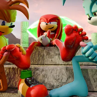 fan character, knuckles the echidna, leo (feetymcfoot) (sega, sonic the hedgehog (series)) created by feetymcfoot