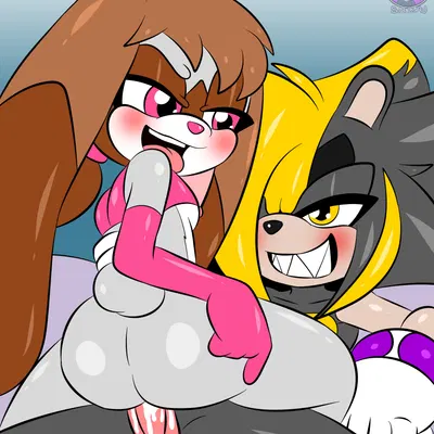 fan character, mau the rabbit, zau the tenrec (sega, sonic the hedgehog (series)) created by sirjzau