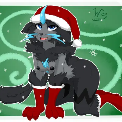 fan character, rain (wintersunshine) (christmas, nintendo) created by winter sunshine