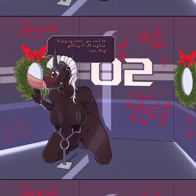 fan character, seraphina (christmas, kilroy was here) created by chapaevv