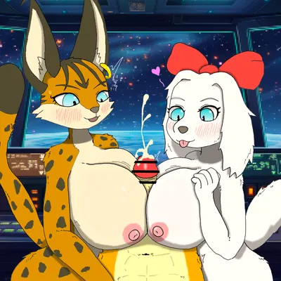 fay (star fox), fox mccloud, miyu (star fox) (nintendo, star fox) created by zk (artist)