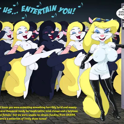 felix cattelli, hermione hermine, minerva mink (animaniacs, warner brothers) created by doug winger