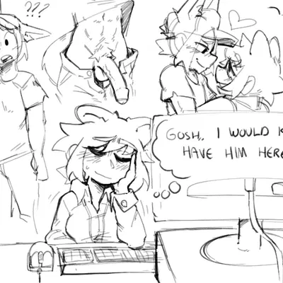 felix (derpyfox 36), mona (derpyfox 36) created by derpyfox 36