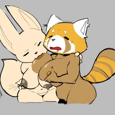 fenneko, retsuko (aggretsuko, sanrio) created by estebon89