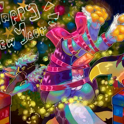 festive winter (christmas) created by klowoff
