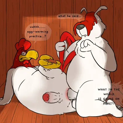 foghorn leghorn, sam sheepdog (looney tunes, the looney tunes show) created by mamayong