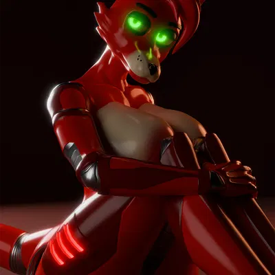 foxy (fnaf) (five nights at freddy's, scottgames) created by lordchica (artist)