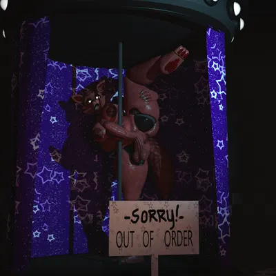 foxy (fnaf) (five nights at freddy's, scottgames) created by maxwell258