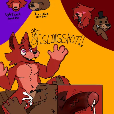 foxy (fnaf), freddy (fnaf) (five nights at freddy's, scottgames) created by nasthane