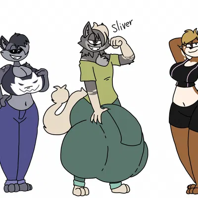 fye (jamye universe), shady (jamye universe), sliver (jamye universe) created by jayme universe