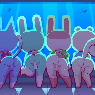 genji (animal crossing), marshal (animal crossing), rover (animal crossing) (animal crossing, nintendo) created by casperahoyo