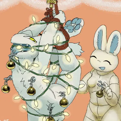 gizee, kigoh (christmas) created by kigoh-neko