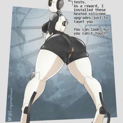 glados (portal (series), valve) created by tinysmallman