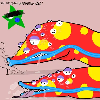 gloink queen (glitch productions, the amazing digital circus) created by crimsontyd