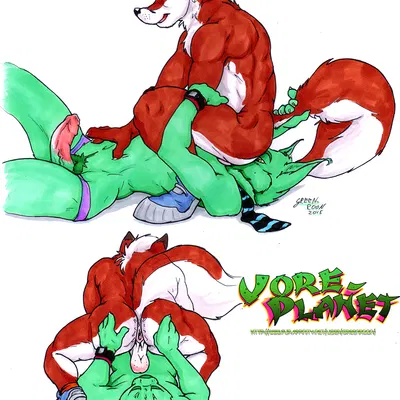 green roon (character) (vore planet) created by green roon