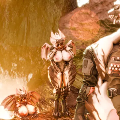 helldiver, xena (sketchy protogen) (helldivers) created by mercfox438