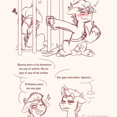 hitch trailblazer (mlp), sprout cloverleaf (mlp) (hasbro, mlp g5) created by sin4thesoul