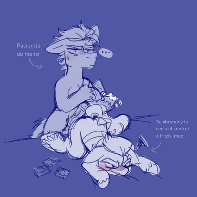 hitch trailblazer (mlp), sprout cloverleaf (mlp) (hasbro, mlp g5) created by sin4thesoul