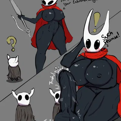 hornet (hollow knight), the knight (hollow knight) (hollow knight (franchise), team cherry) created by elasticmoo