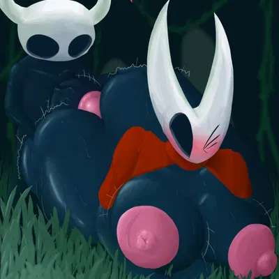 hornet (hollow knight), the knight (hollow knight) (hollow knight (franchise), team cherry) created by mg8nsfw