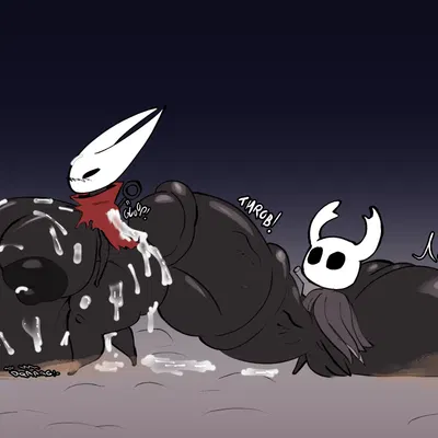 hornet (hollow knight), the knight (hollow knight) (hollow knight (franchise), team cherry) created by squealydealy