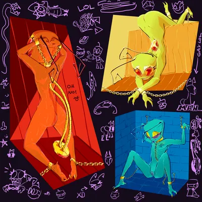 invader tenn (invader zim, nickelodeon) created by shmoogel