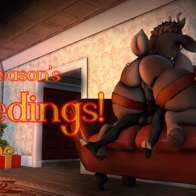 isaac (demonslairsfm), typhony (efoav) (christmas) created by demonslairsfm