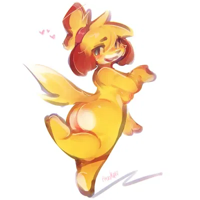 isabelle (animal crossing) (animal crossing, nintendo) created by panken