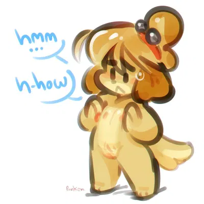 isabelle (animal crossing) (animal crossing, nintendo) created by panken