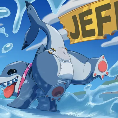 jeff the land shark (marvel, marvel rivals) created by renabu