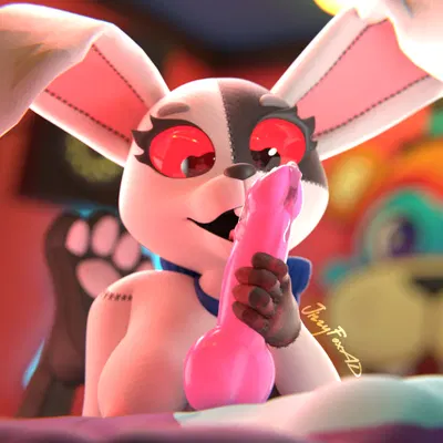 jizzy fox (jizzyfox), vanny (fnaf) (five nights at freddy's, scottgames) created by jizzyfox