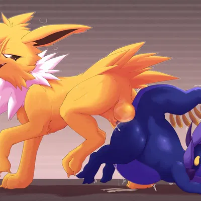 jolteon (vogold), nymlus (floraverse, mythology) created by vogold