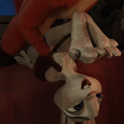 judy hopps, nick wilde (disney, zootopia) created by lewd factory