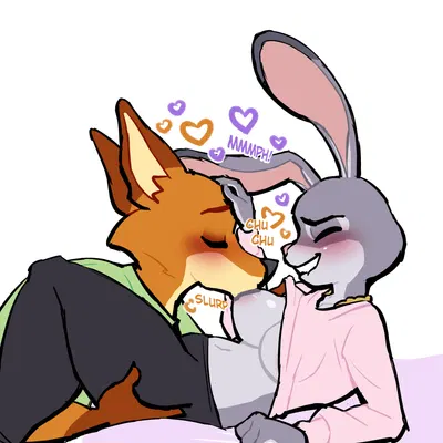 judy hopps, nick wilde (disney, zootopia) created by lovetopullmicke