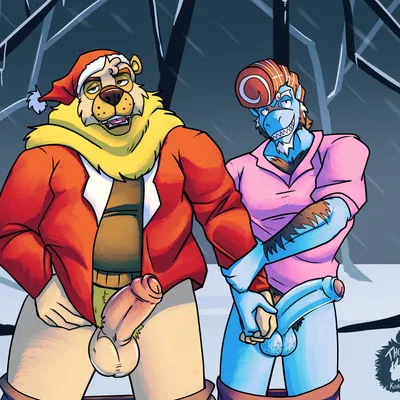 karou (thekbear), kori ice cream (monkeydbax) (christmas, mythology) created by thekinkybear