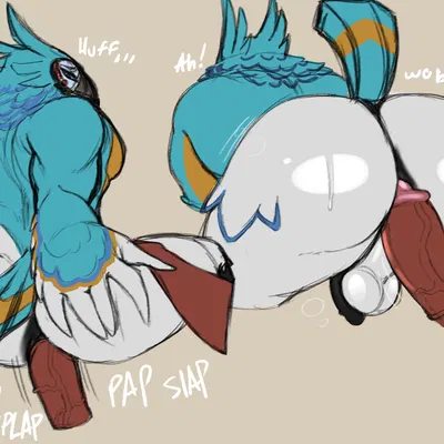 kass (tloz) (breath of the wild, nintendo) created by chaosdraws