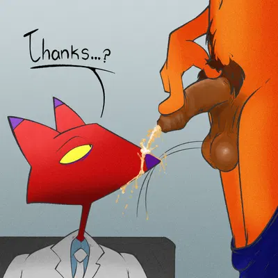 katz (courage the cowardly dog), the cajun fox (cartoon network, courage the cowardly dog) created by illegaleel